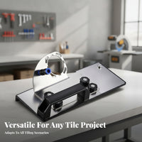 Angled Guide 45 Degree Tile Chamfering Attachment Stainless Steel Angle Grinder Chamfering Attachment Water-Assisted
