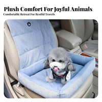 Safety Straps Dog Car Seat easy-clean Cover foldable Pet Travel Box Padded Interior creature travel crate Stable Design for travelers, Cat Owners, journey journeys, Home