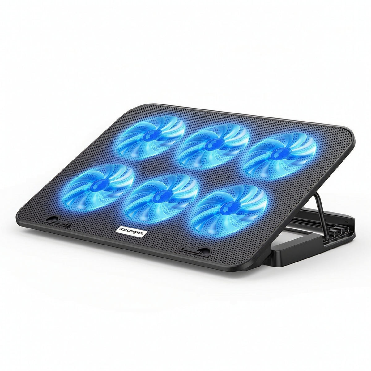 Laptop Cooling Stand with Fans Adjustable Laptop Cooling Stand Stable Notebook Riser for Esports Participants, Desk