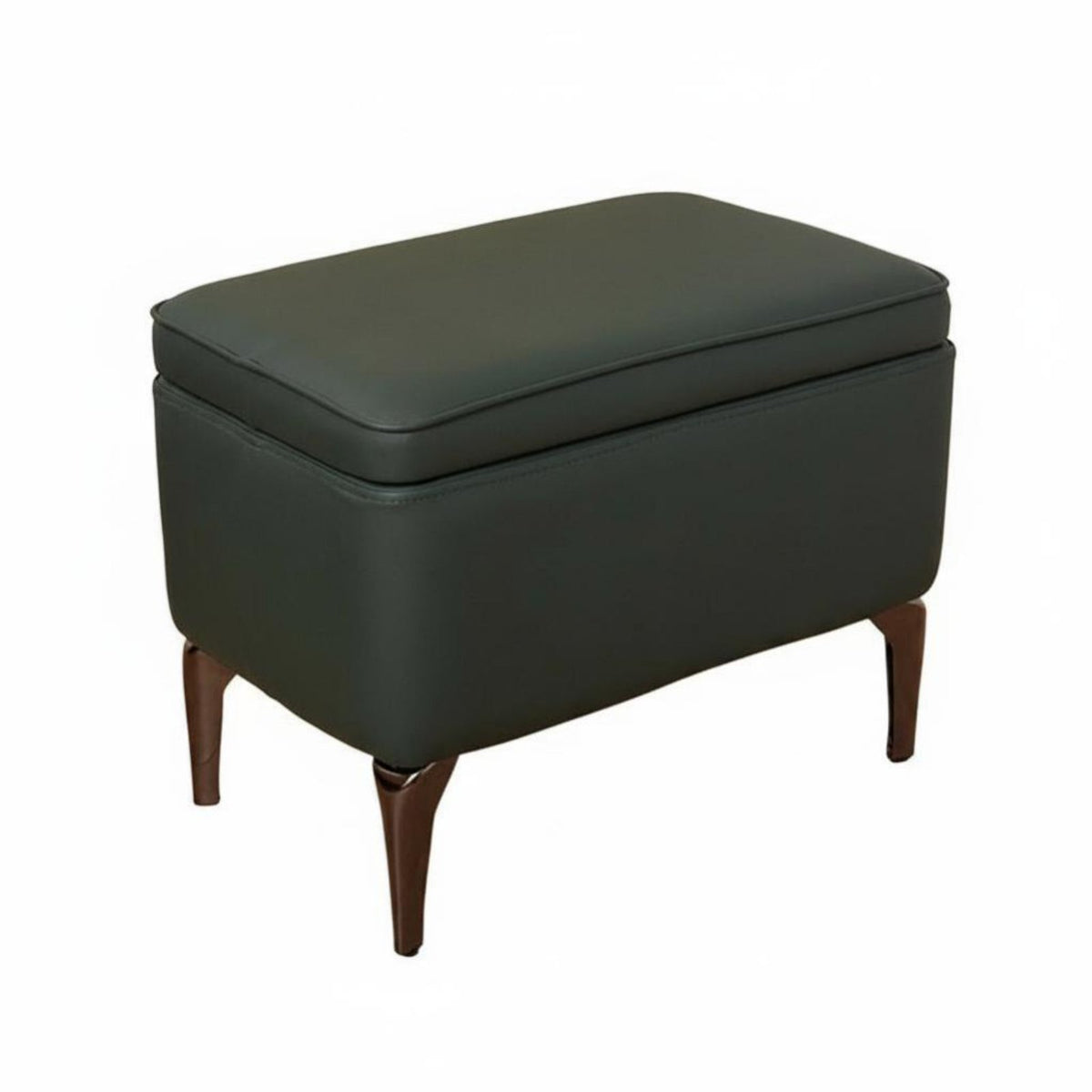 Multi-Functional Tufted Storage Ottoman hingedTop Lid Upholstered Bench Comfortable Seating Footstool sturdy Wood Legs for Apartment Dwellers, Homeowners, Interior Decorators, Entryway, Living Room, Bedroom