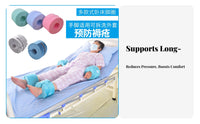 Ankle Raise Pillow Removable Washable Cover Foot Elevator Cushion Pressure Relief Ankle Elevator Pillow for Bedridden Patients, Bed Rest, Hospital