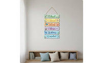Kids Room Plaque Lightweight Coastal Wall Plaque Effortless to Mount to Hang Inspirational Wall decor for Nursery