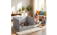 Foldable Litter Box Enclosure Lightweight for Cat Owners