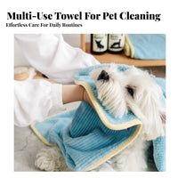 Quick Dry Dog Drying Towel Soft Material Absorbent Pet Towel Machine Washable for Dogs, Cats, Bathtime, After Swimming, Rainy Days