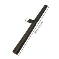 Straight Bar Handle with Strap Heavy-Duty Cable Machine Handle Non-Slip Textured for Fitness Enthusiasts, Strength Training