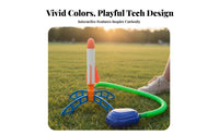 Luminous Stomp Launcher Er No Batteries Needed Air Powered Launcher Toy Adjustable Angle for Children, Boys, Outdoor, Backyard, Park