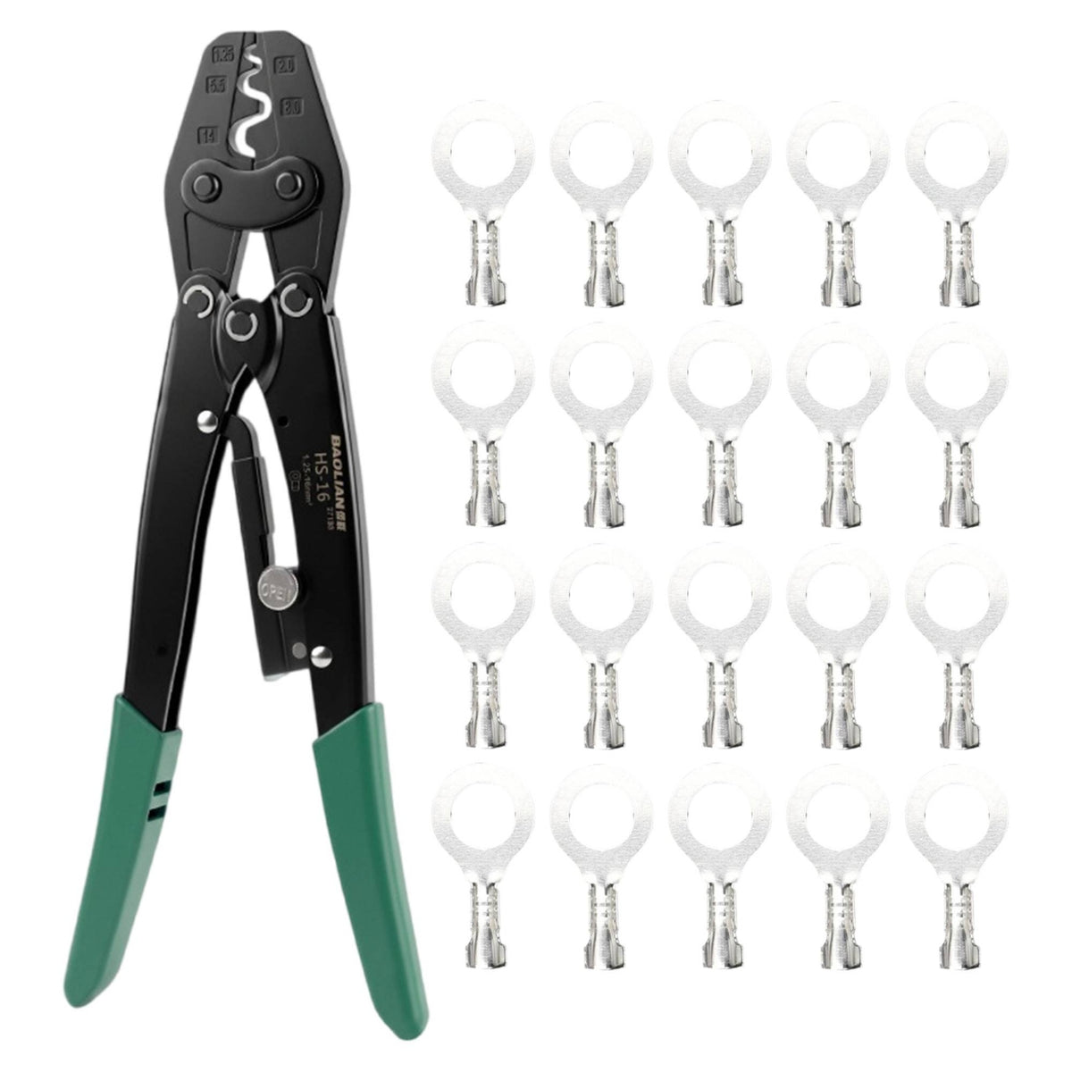 Alloy Steel Ratcheting Crimping Pliers Multi Die Terminal Crimping Pliers
