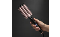 Two Voltage Curling Iron with Interchangeable Barrels Adjustable Temperature Interchangeable Curling Wand Set Professional Multifunctional Hair Styler Heat-Resistant for Women, Home, Travel, Salon