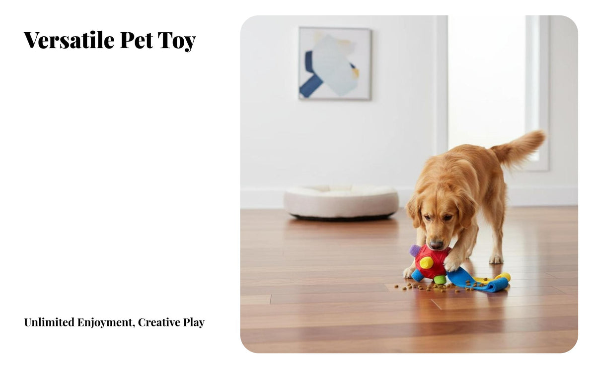 Canine Reward Puzzle Ball Bite-Resistant Snuffle Ball Boredom Reliever Dog Foraging Toy for Dogs, Young Dogs, Indoor Play, Training