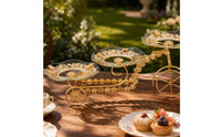 Pedal Fruit Stand European-Style Dessert Display Stand Decorative for Hosts
