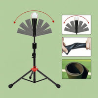 Batting Tee with Carrying Bag Non-Slip Tripod Batting Tee Heavy Duty Athletic Gear for Backyard Training Exercises
