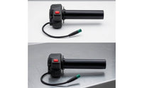 Full Twist Throttle Grip Rubber Motorcycle Throttle Black Part for Custom Builds, Trail Riding