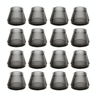 16 Pieces Silicone Chair Leg Cap with Felt Bottom Clear Chair Leg Protector with Felt Bottom Quiet Non-Slip for Hardwood Floors