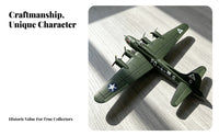Green Exterior Lines Lines Display Model Aircraft Aviation Display Model Warplane Reproduction for Collectors