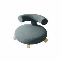 Quiet Casters Low support Task Stool 360-Degree pivot casters Household Furniture Modern Design wheeled Seat for Homemakers, Beauticians, Playroom, Floor Cleaning, Salon, Repair Work