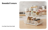 Rotating petalShaped Container Multiple Compartments Household Storage