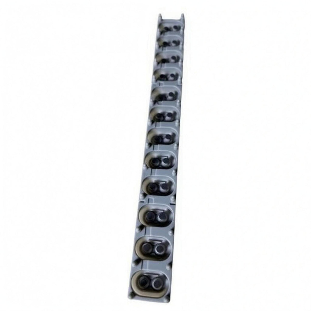 Electronic Piano Key Contact Strip Replacement Part 12-Contact Rubber Strip Black