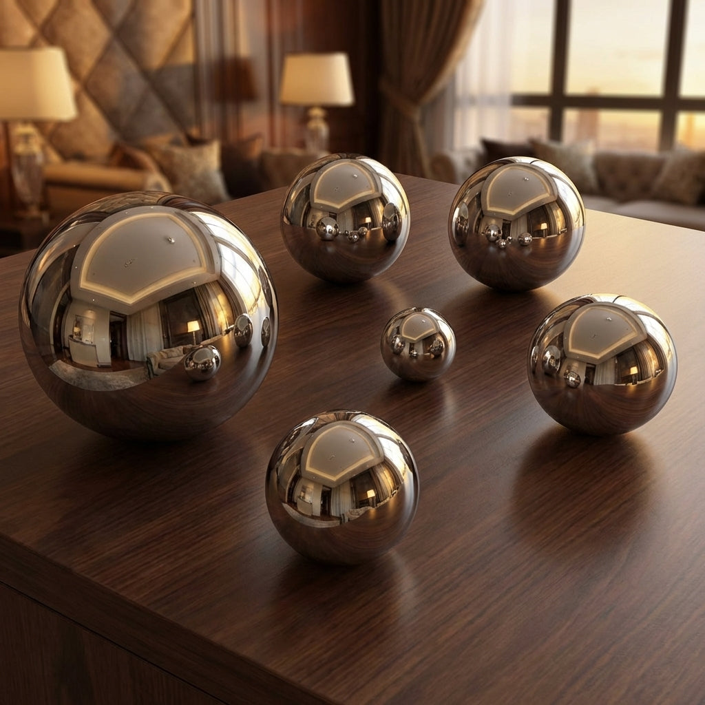 Home Bar Stainless Steel Ice Balls for Chilling, Large 70mm 304 Stainless Steel Ice Ball, Party Supplies Gift for Him, Whisky Stones Barware