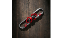 Anti-Twist Rotating Connector with Carabiners Locking Hanging Connector Heavy-Duty Hardware Compact for Aerialists, Yogis, Home Studio