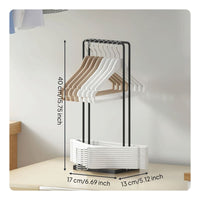 Metal Hanger Storage Rack Clothes Hanger Storage Rack Wrought Metal Wardrobe Organizer for Balcony