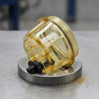 Transparent Oil Water Separator Cup Drain Spigot Kitchen  Tool  Knob Liquid Container
