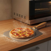 Pizza Peel Easy Storage Aluminum Pizza Paddle Hanging Loop for Home Chefs
