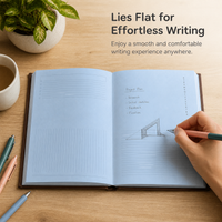 A6 Hardcover Notebook, Minimalist Korean-style Planner and Journal for Students, Daily Schedule and Notes