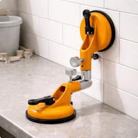 Adjustable Suction Cup Clamp Clamping Corner Clamp Seam Adjustment Alignment Jig for Tile Setters, Contractors, Glass Workers, 90 Degree Joint Work