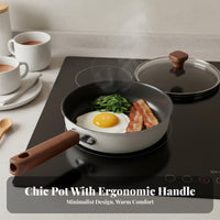 Non-Stick Skillet Induction and Gas Compatible Nonstick Frying Pan for Dorm Room