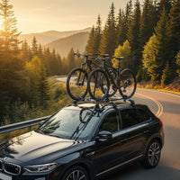 Car Roof Cycle Carrier Vacuum-Mount Suction Cup Bike Rack Portable for Cyclists