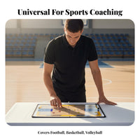 Foldable Design Soccer Board Portable Soccer Coaching Board Complete Set for Coaches, Team Captains, Game Day, Sideline