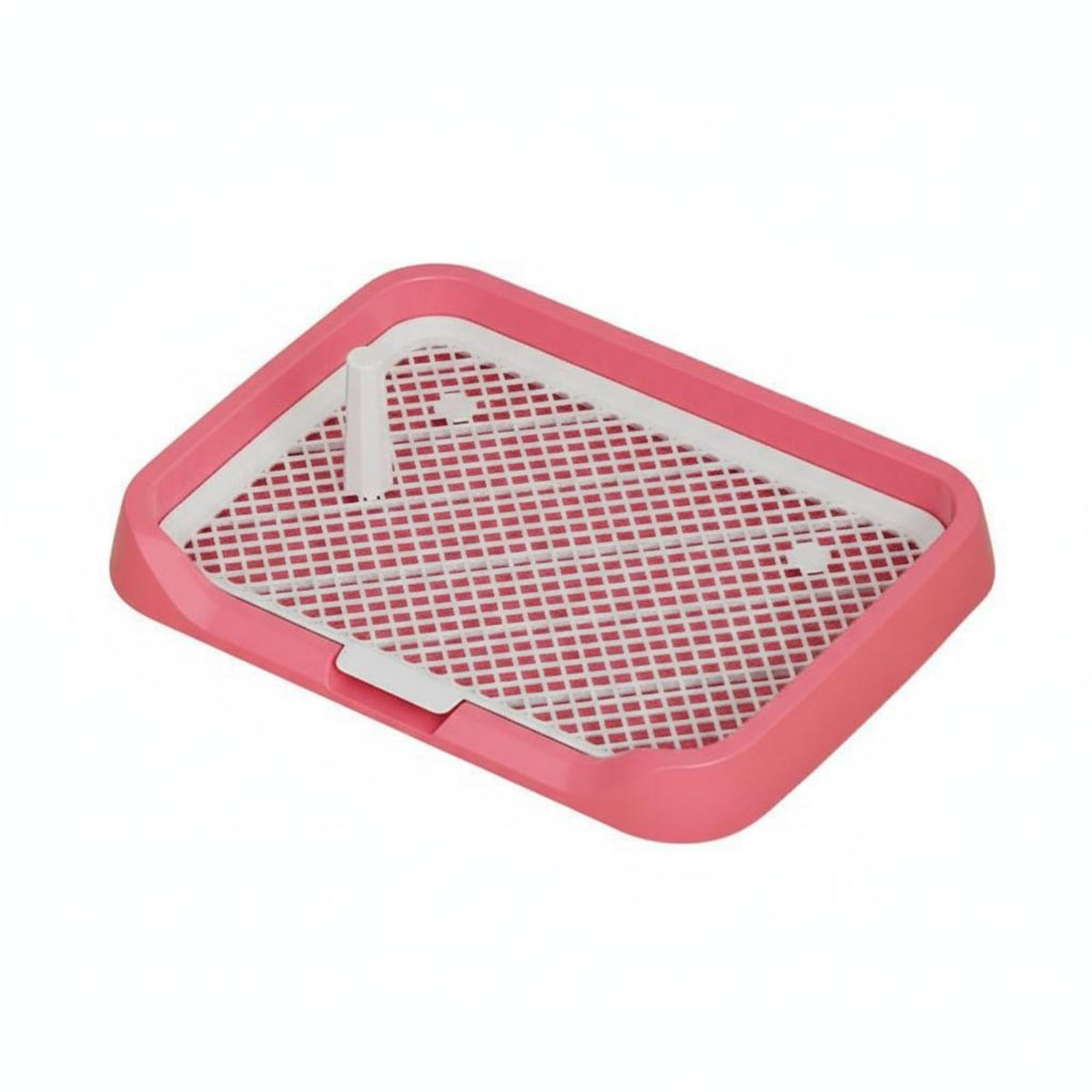 Easy to Clean Indoor Dog Potty with Grid Detachable Design Indoor Dog Potty Tray Keeps Paws Dry Puppy Mesh Training Toilet Splash Guard for Young Dogs, Small Dogs, Apartment