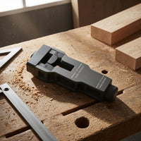 Clamping Head Door Latch Mortise Tool Molded Door Latch Mortise Template Black Accurate