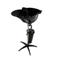 Salon Deep Shampoo Basin Bathroom Sink Hair Clip Basin Washing Hose Adjustable Gasket Shampoo Sink