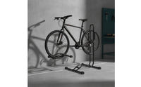 Detachable L-Shaped Bike Stand Indoor Freestanding Bike Stand Vertical Freestanding Bike Rack Space-Saving for Cyclists, Garage, Apartment