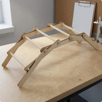 Wooden Bridge Construction Kit No Batteries Required Arch Bridge Science Kit
