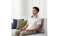 Simulated Finger Kneading Hot Compress Heated Neck Massager EMS Technology Personal Care Appliance 16 Intensity Levels for Home, Office, Travel