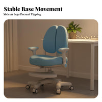 Ergonomic spine support Adjustable assignment Chair weight-activatedLocking casters children's Furniture Student Seat for children, Students, Teenagers, Study Room, Home, School, Bedroom