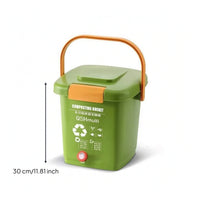 Compost Bin with Lid and Spigot Easy-to-Use Compost Container with Tap Bokashi Fermenter with Spigot Odor-Control for Gardeners