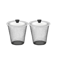 2 Pieces Wire Mesh Compost Bin 23 Cm Tall Kitchen Waste Bin Good Ventilation