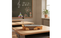 13-Note Metallophone with Mallets Aluminum Metallophone Wooden Xylophone with Mallets for Young Children, Classrooms