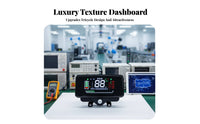 Electric Tricycle Dashboard Universal Electrical Capacity 48V/60V/72V Electric Three-Wheeler Instrument Cluster Wide Compatibility Electric Tricycle