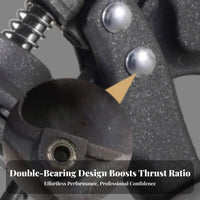Caulking Labor-Saving Silicone Hand Tool Double-Bearing Bearing Mechanism Anti-Leak for DIY Hobbyists, Home Improvement, Kitchen