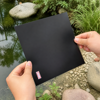 HDPE Pond Liner for Water Features, 0.2-2.0mm Thick Glossy Black Impermeable Liner, Heavy Duty Containment for Dams & Reservoirs
