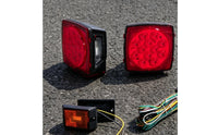 Square LED Multi-Function Trailer Set Easy to Install Vehicle Lighting for Boat