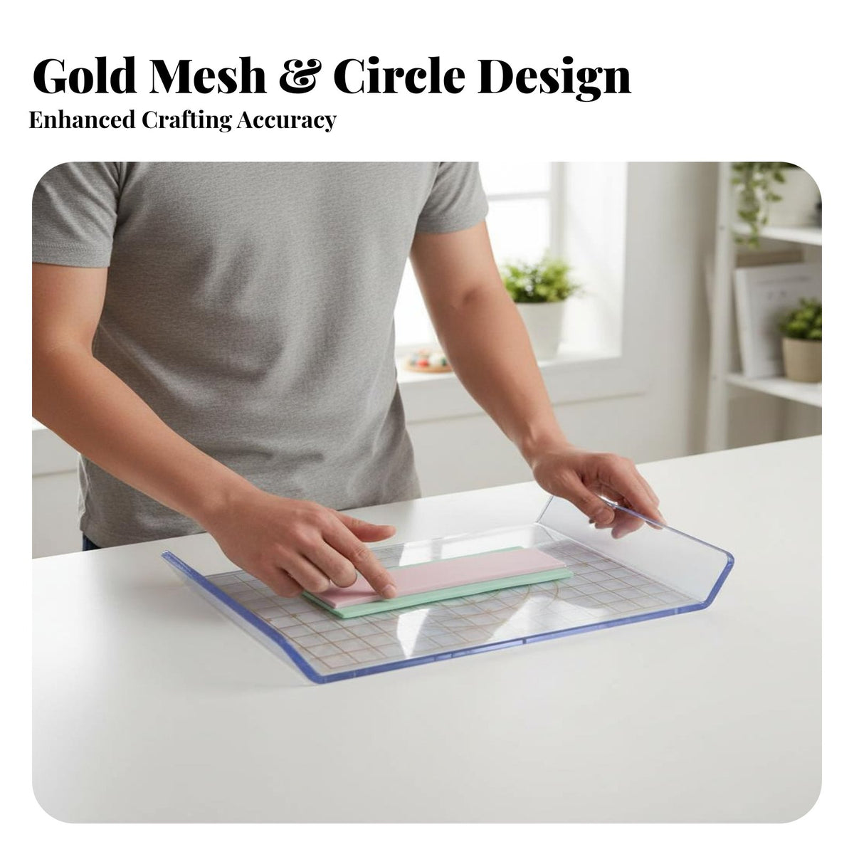 Acrylic Clay Board Easy to Clean Clay Pressing Plate Hard-Wearing Transparent Modeling Plate for DIY Enthusiasts, DIY Hobbyist S, Craft Room, Workshop