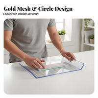 Acrylic Clay Board Easy to Clean Clay Pressing Plate Hard-Wearing Transparent Modeling Plate for DIY Enthusiasts, DIY Hobbyist S, Craft Room, Workshop