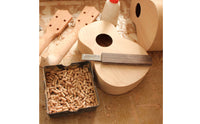 DIY Ukulele Kit to Assemble Your Own 21 Inch Ukulele Building Kit Unfinished Small Guitar for Kids, Beginners, Household Craft