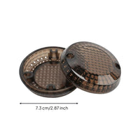 2 Pieces ABS Plastic Turn Indicator Lens Cover Long-Lasting Motorcycle Blinker Lens for DIY Mechanics