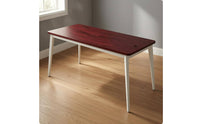 Office Desk Rounded Corners Computer Desk Four Leg Study Table